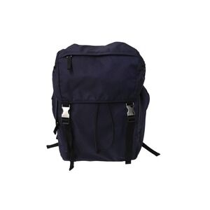PRADA backpack triangle logo Navy Blue